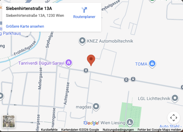 Kartenvorschau: Siebenhirtenstraße 13a, 1230 Wien